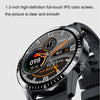 I9 1.3 Inch Heart Rate/Blood Pressure/Blood Oxygen Monitoring Watch, Color: Black Steel
