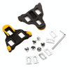 1 Pair Bicycle Splint Set 6 Degrees Road Lock Plate Special For Road Bike Shoes(Yellow)