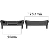 For Honor Watch 4 TMA-L19 1 Pair Metal Watch Band Connector(Rose Gold)