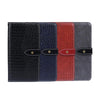 For Alcatel 1 Ultra idewei Crocodile Texture Leather Phone Case(Dark Blue)
