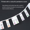 Children Beginner Piano Keyboard Color Stickers Musical Instrument Accessories, Style: Piano Keys 61 keys