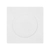 Square Air Conditioning Hole Decoration Cover Wall Hole Plug, Style: 9cm White