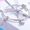 S925 Sterling Silver Happiness Key Pendant Charm Accessories
