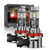 H11 Pair 22W 2000lm 6000K Car LED Direct Plug-in Headlight Bulb