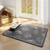 Absorbent Anti-Slip Pet Mat, Cats Paradise Grey, 35x50cm