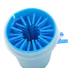 Dog Paw Cleaner Silicone Wash Cup Large Blue - Muddy Paw Washer