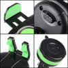 ZP-X0466 Car 360 Degree Rotating Telescopic Folding Round Suction Cup Mobile Phone Holder(Green)