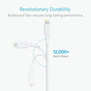 ANKER PowerLine II USB to 8 Pin MFI Certificated Charging Data Cable, Length: 0.9m(White)