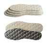 1 Pair Men And Women Wool Warm Insole Aluminum Film Insulation Sports Shock Insoles, Size:S(36-38)(Beige)