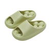 Summer Household Massage Slippers Bathroom Non-Slip Shower Thick Sole Slippers, Size: 38-39(Green)
