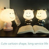 3W Cartoon Crown Pet USB Touch Control Night Light(Cow Green)