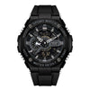 SANDA 3170 Men Luminous Waterproof Sports Watch(Black)