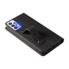 For Samsung Galaxy A33 Wristband Magnetic Leather Phone Case(Black)