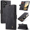 For Samsung Galaxy S25 Ultra 5G CaseMe 013 Multifunctional Horizontal Flip Leather Phone Case(Black)