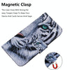 Tiger Pattern Coloured Drawing Horizontal Flip Leather Case for Asus Zenfone Max Plus (M1) ZB570TL, with Holder & Card Slots & Wallet