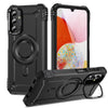 For Samsung Galaxy A14 5G / 4G Lens Holder MagSafe Phone Case(Black)