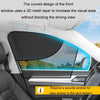 Car Magnetic Summer Sun Protection Insulating Privacy Curtain, Specification: Rear Window Square