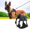Reflective Dog Vest Leash, Small, Black - Padded Chest Harness