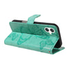For Samsung Galaxy A06 4G / 5G 3D Butterfly Embossed Pattern Flip Leather Phone Case(Green)