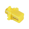 10 PCS B8.3 0.2W DC12V Wedge Instrument Panel COB LED Light Dashboard Gauge Cluster Indicator Lamp Bulb (Yellow Light)