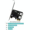 PCIE To PCI-E4 Port USB3.0 Expansion Card Graphics Card Extension(Half High Baffle)