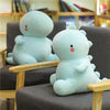 30-60CM Dinosaur Plush Toys Cute Stuffed Soft Animal Doll for Baby Kids Cartoon Toy Classic Gift(blue)