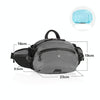 Rhinowalk X21922 Multi-Function Riding Front Handlebar Bag Road Bike Tool And Equipment Front Bag(Black)