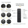 3 in 1 Remote Electric Rotating Display Stand Turntable(Black)