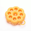 Silicone Hair Wash Brush Home Scalp Cleaning Shampoo Comb(Yellow)