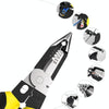 7 In 1 Multi-Function Wire Stripper Electrician Manual Tool(Black Yellow)