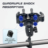 Outdoor Motorcycle Aluminum Alloy Shock-absorbing Mobile Phone Holder(Handlebar Model)