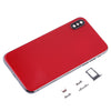 iPhone X Red Back Cover with SIM Tray & Side Keys