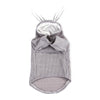 Grey Rabbit Ear Pet Sweatshirt, XL (Dog & Cat)