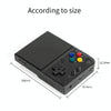 Miyoo Mini Plus 3.5 Inch IPS Screen Retro Handheld Game Console 128G 25K Games(Transparent Purple)