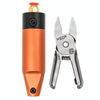 HSD HS-5M+S2S Cut Metal Set 2 In 1 Pneumatic Snip Plier Cutting Metal Plastic Model Scissor Tool