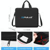 PULUZ 10 inch Ring LED Lights Portable Zipper Storage Bag Shoulder Handbags, Size: 33cm x 28cm x 3cm (Black)