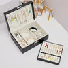 Large-Capacity Multi-Layer Jewelry Earring Storage Display Box(White)