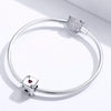 S925 Sterling Silver Square Dice Beads DIY Bracelet Necklace Accessories