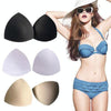 1 Pair Bra Pad Sewing Insert Soft Sponge Cup Removable Padded, Size:One size(Black)