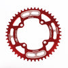 Snail Positive And Negative Tooth Discs Mountain Bike Single Disc Large Tooth Disc 104mm Bcd, Specification:46T(Red)