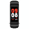 K60 1.08 inch Leather Band Earphone Detachable Life Waterproof Smart Watch Support Bluetooth Call(Black)