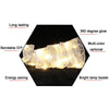 Christmas Ornament Double Light Board Yarn Ribbon String Lights, Specification: 2m(Silver Color Light)