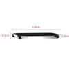 F601 4 PCS One Word Long Magnet Car Bracket Car Navigation Lazy Magnetic Metal Bracket(Rounded Black)