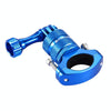 PULUZ 360 Degree Rotation Bike Aluminum Handlebar Adapter Mount with Screw for GoPro, Insta360, DJI and Other Action Cameras(Blue)