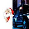 Santa Claus Elk Car Window Decorative Stickers Car Side Window Bumper Decal, Model: A Model 20 x 14cm