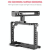 YELANGU C18 YLG0915A-B Video Camera Cage Stabilizer with Handle for Panasonic Lumix DC-S1H / DC-S1 / DC-S1R (Black)