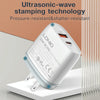 LDNIO Q229 QC3.0 / PD20W USB + Type-C Fast Charger with 1m USB to 8 Pin Cable, Plug Type:UK Plug(White)