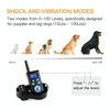 Anti Bark Collar for Dogs - Remote, Shock, Vibration & Sound Training