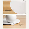 K22T 15W Multifunctional Rotatable Clock Night Light Wireless Fast Charger, Color: Wheat-color
