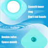 Blue Peacock Swimming Ring Adult Children Inflatable Seat Ring Lifebuoy, Size:90cm